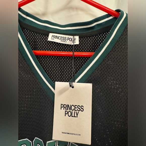 Princess Polly MICHAIL JERSEY MINI DRESS GREEN size 0(xxs) - Picture 3 of 3